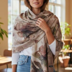 кашмирен шал "цветя" , код М0612 -2