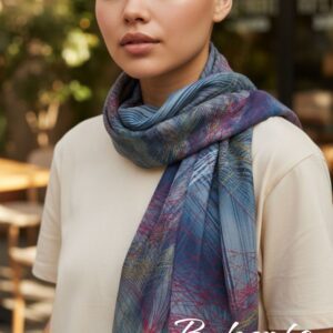 памучен дамски шал ,код М7098-4