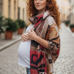 памучен дамски шал ,код М0022