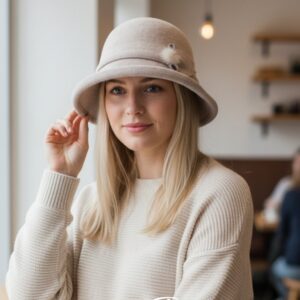 елегантна дамска шапка , код М0055