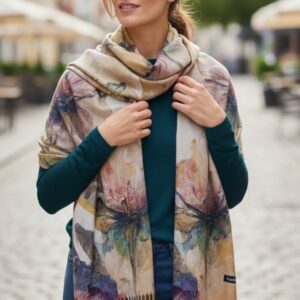 кашмирен шал "цветя" , код М0612