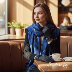 дамски комплект шал и ръкавици  код Н120