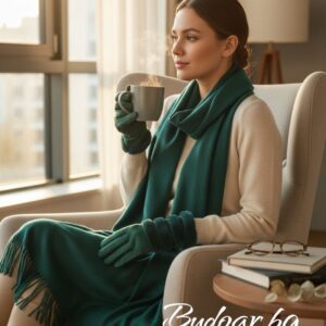 дамски комплект шал и ръкавици  код Н122