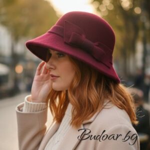 елегантна дамска шапка , код М1002