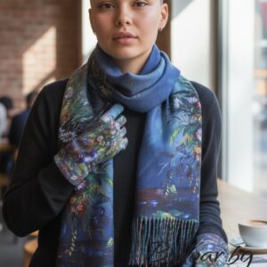 дамски комплект шал и ръкавици  код Н126