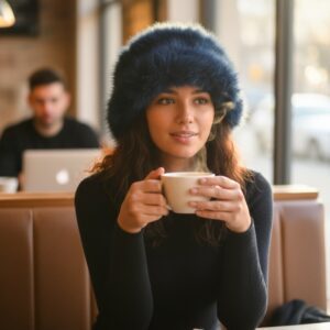 шапка дълъг косъм арт.328 -2