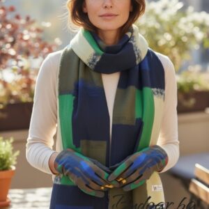 дамски комплект шал и ръкавици  код Н127