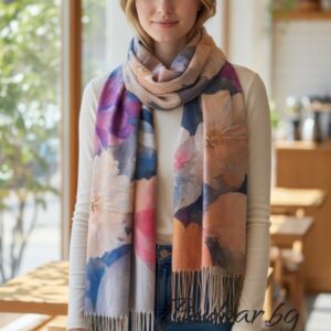 дамски памучен шал пролет-лято 26 , код М0295-3
