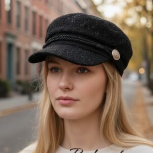 елегантен дамски каскет пролет 26 , код М1008