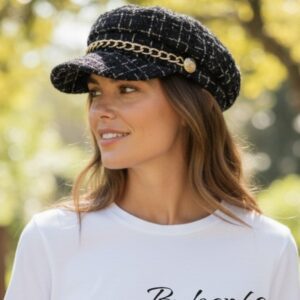 елегантен дамски каскет пролет 26 , код М1007