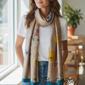 дамски шал пролет-лято 26 , код М6025-5